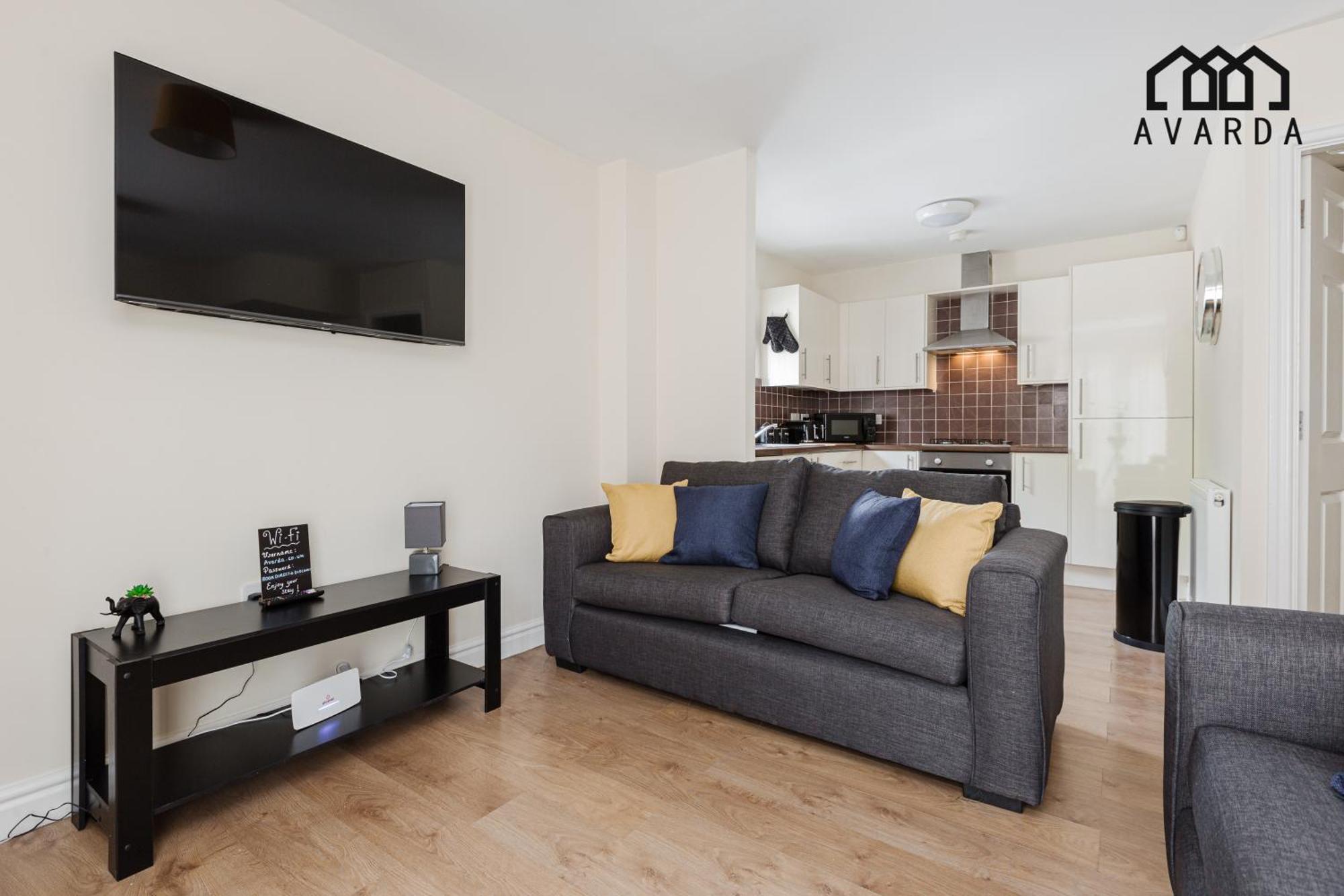 Oxheys House - 5 Bedrooms Contractors Parking 프레스턴 객실 사진